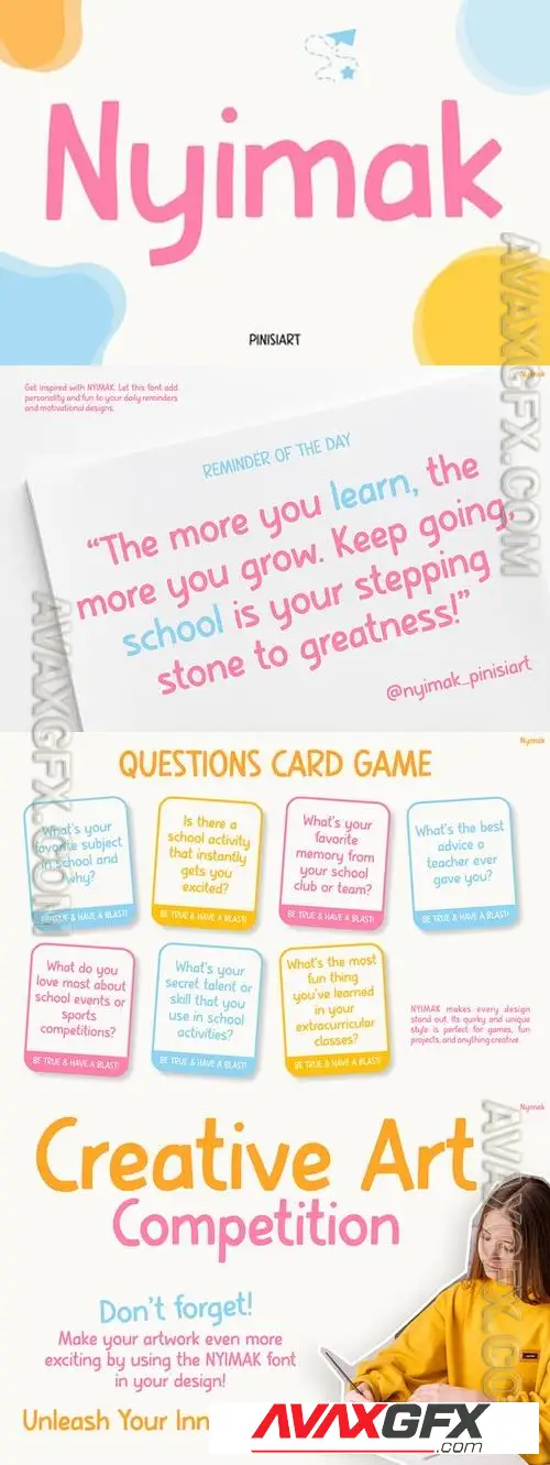 Kids Book Font - Nyimak GBJ8A5D