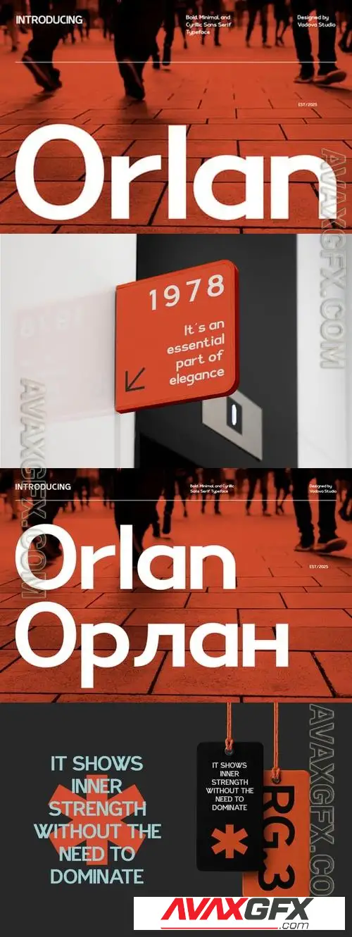 Orlan Bold Cyrillic Sans Serif 2XWJ96V