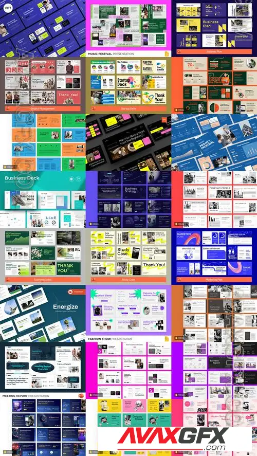 24 PowerPoint Templates Bundle 8