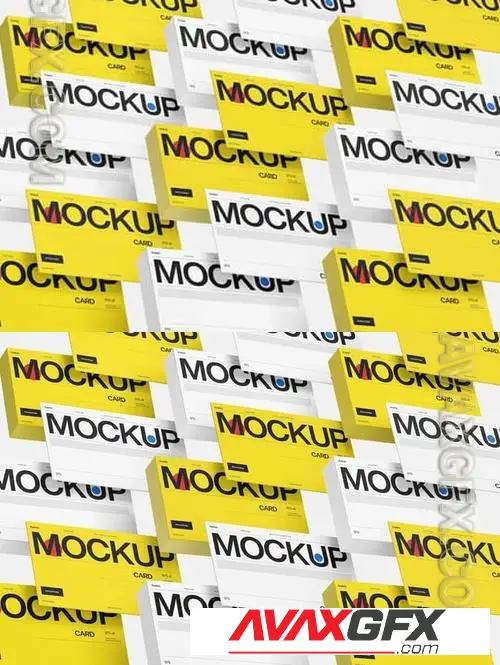 Bold Business Card Mockup Set TNP6MBX