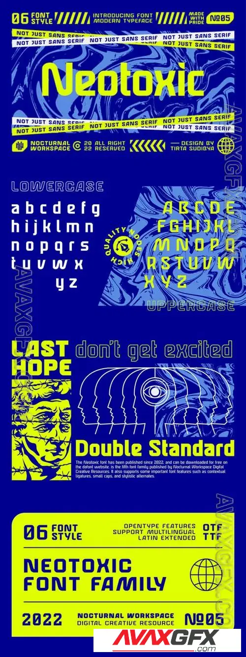 Neotoxic - Futuristic Sans Serif LF4Y8L9