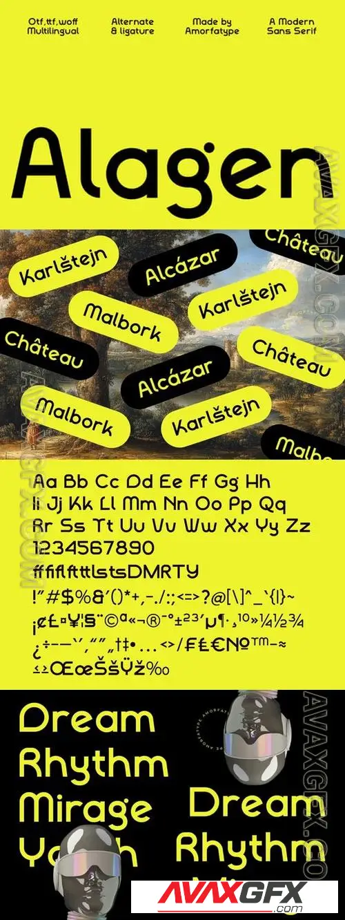 Alagen A Modern Sans Serif L3T9HPN