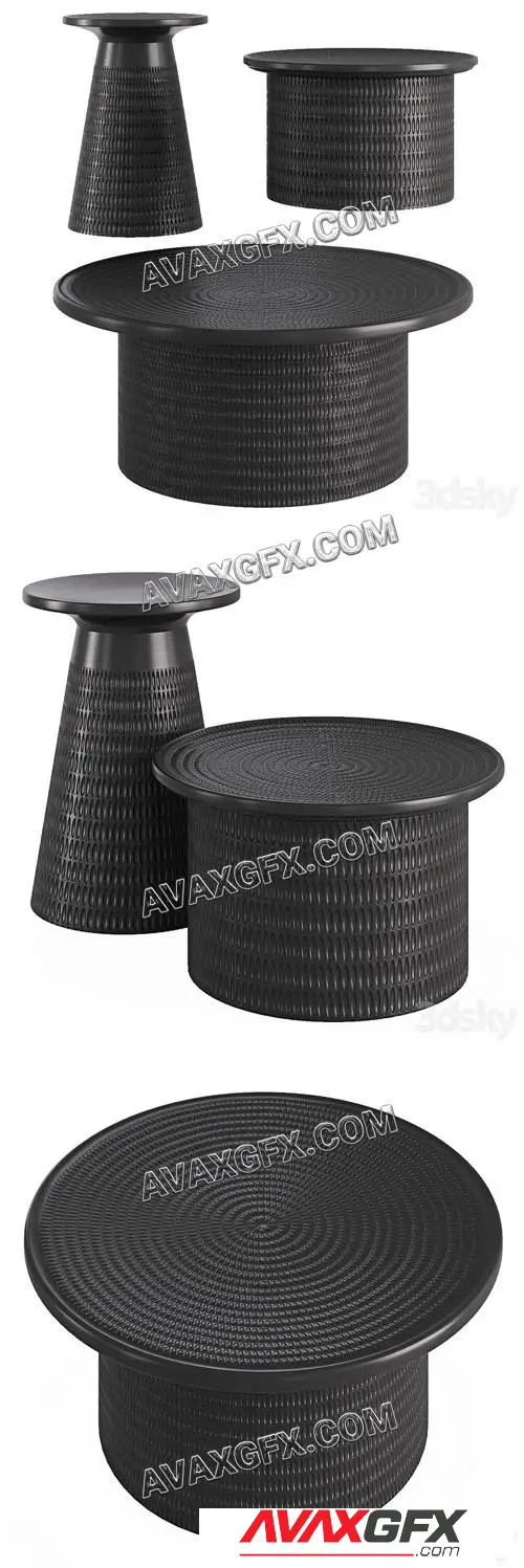 Am.pm Oreus table set - 3D Model
