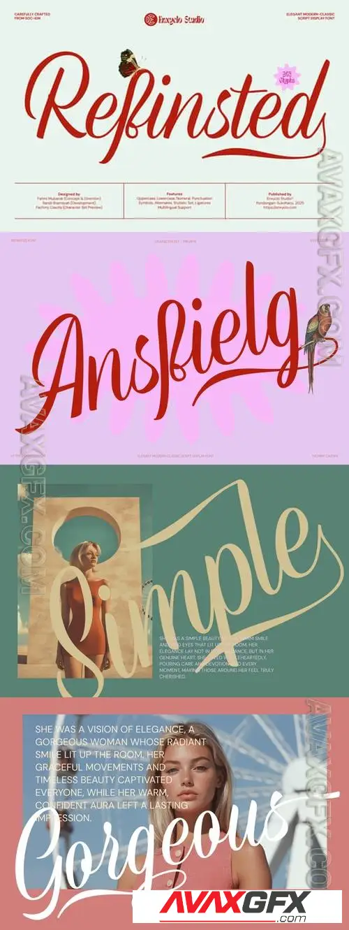 Refinsted Elegant Modern-Classic Script Font DKY3XV8