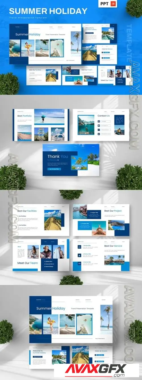 Summer Holiday - Travel Powerpoint Templates 2EHGXJC