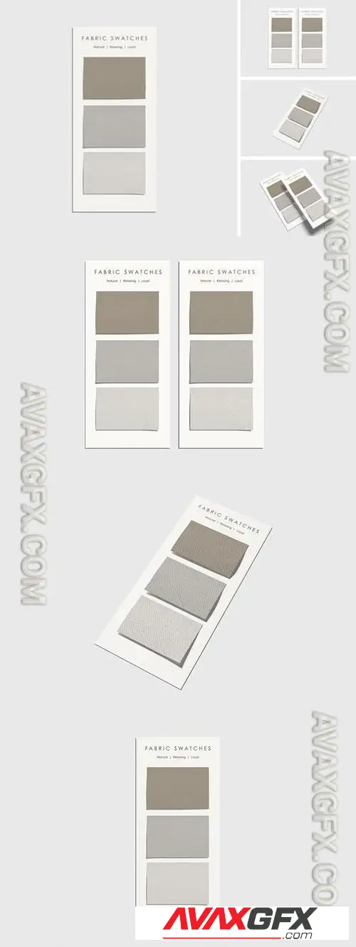 Fabric Swatches Mockup 8SL3TGS