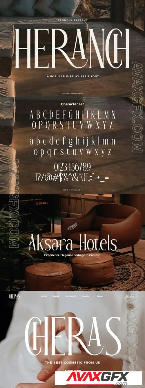 Heranch - Display Serif Font UQ5YB3C