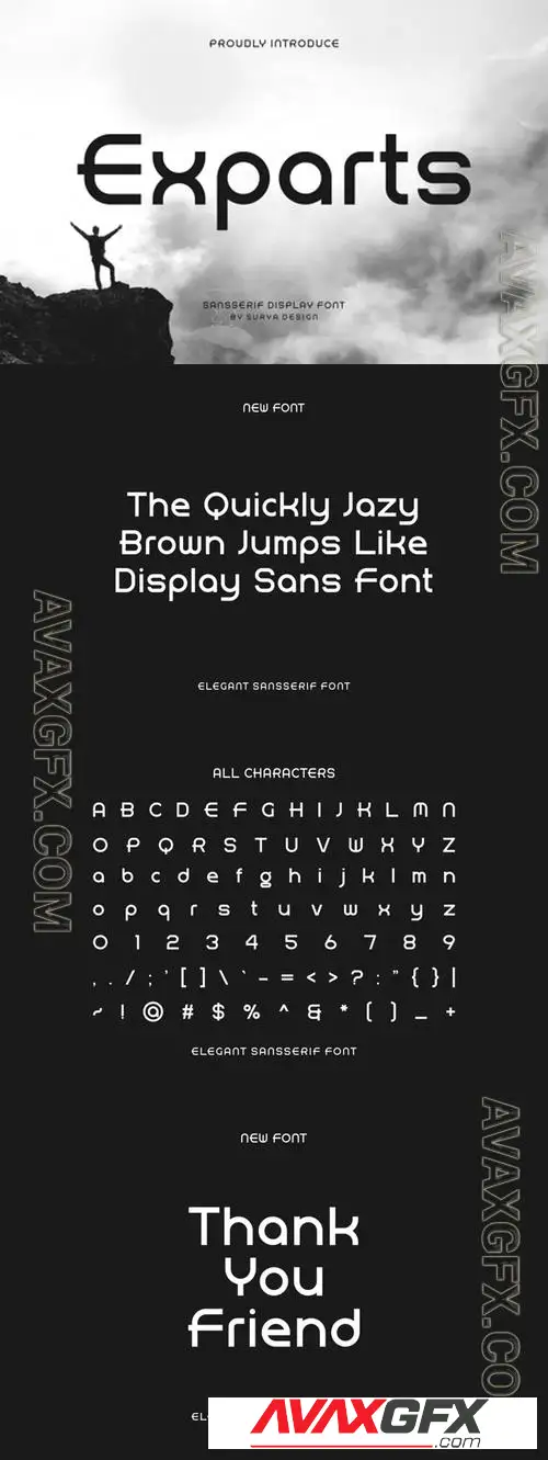 Download Exparts - Sport Display Font QEWPJ2T