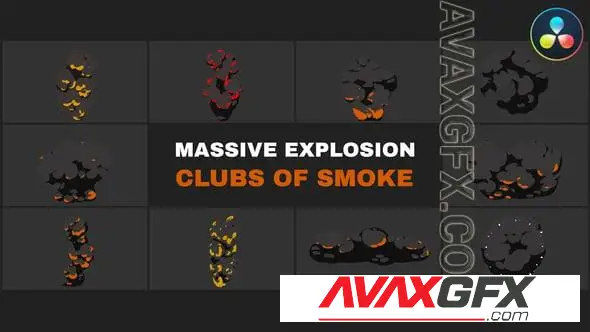 Massive Explosion Clubs of Smoke