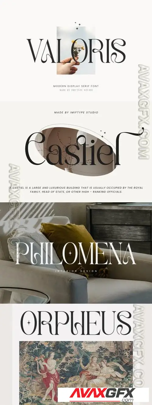 Valoris Modern Display Serif Font 4E9M9CW