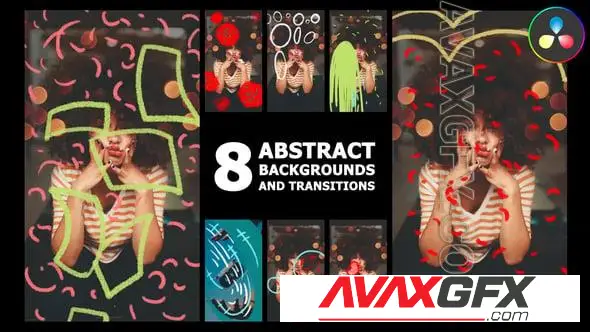 Vertical Abstract Backgrounds And Transitions