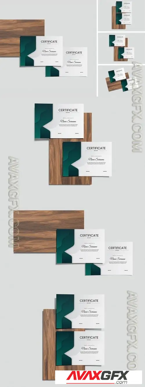 Certificate Mockup R69ZCZ4