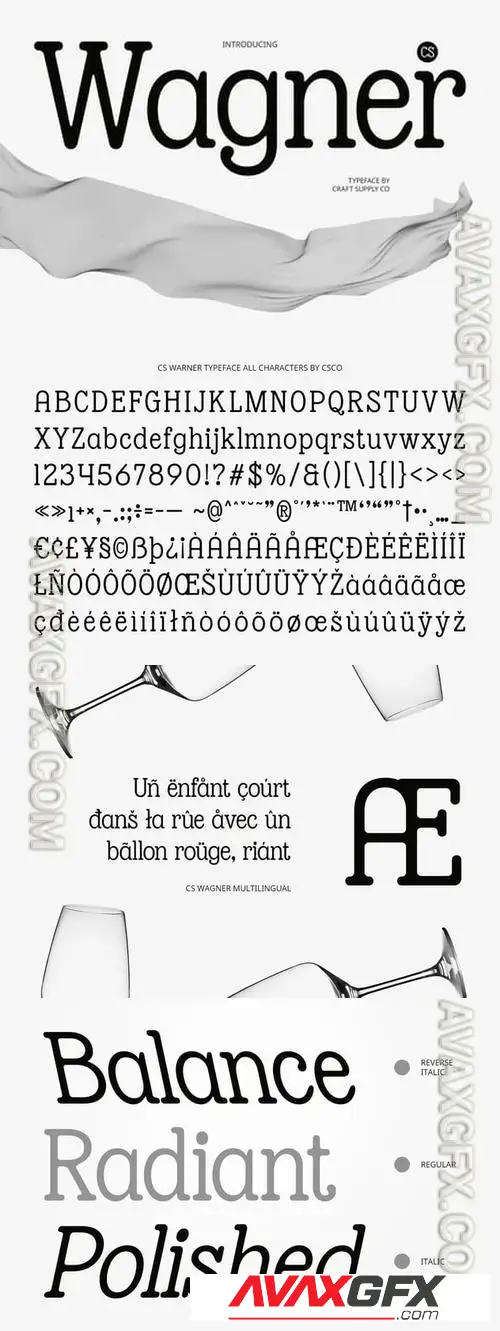 Wagner Modern Font VL9973Y