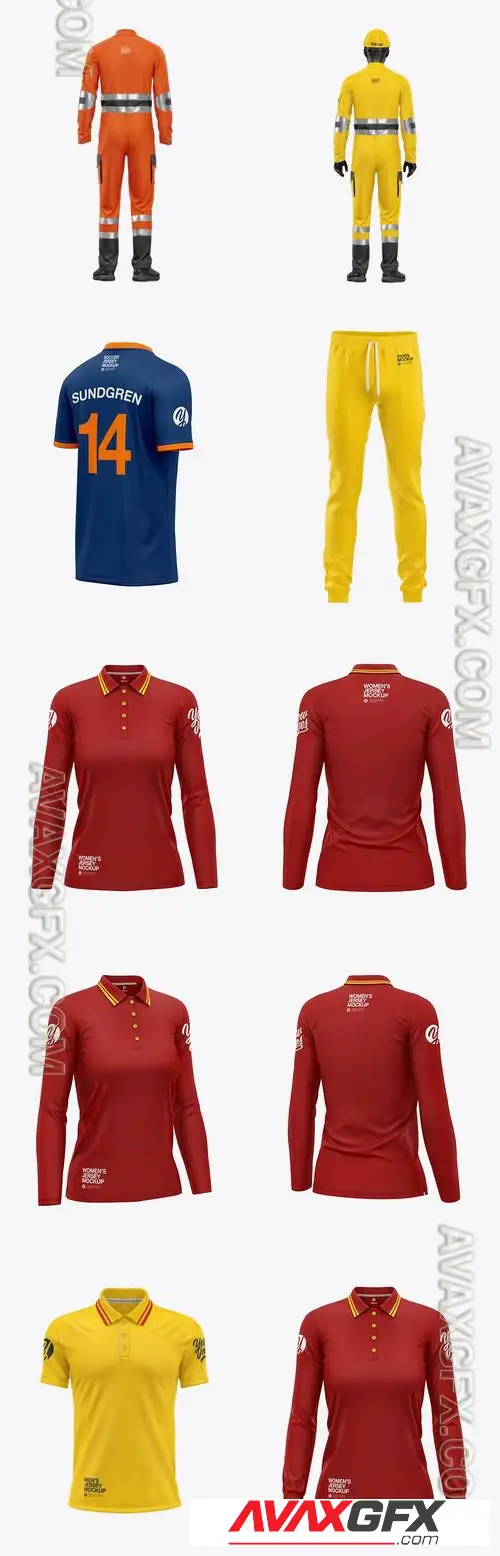 10 Apparel Mockup Bundle 16 - Yellowimages