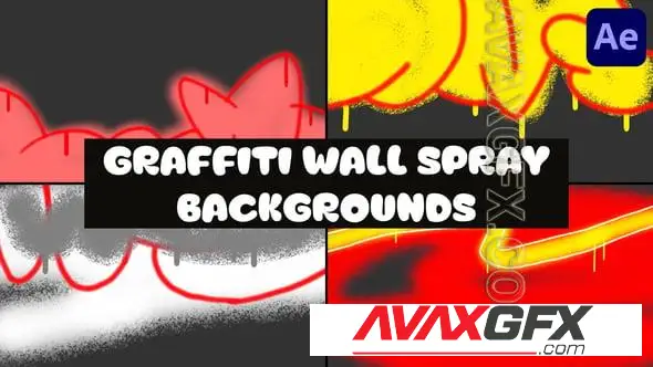 Graffiti Wall Spray Backgrounds