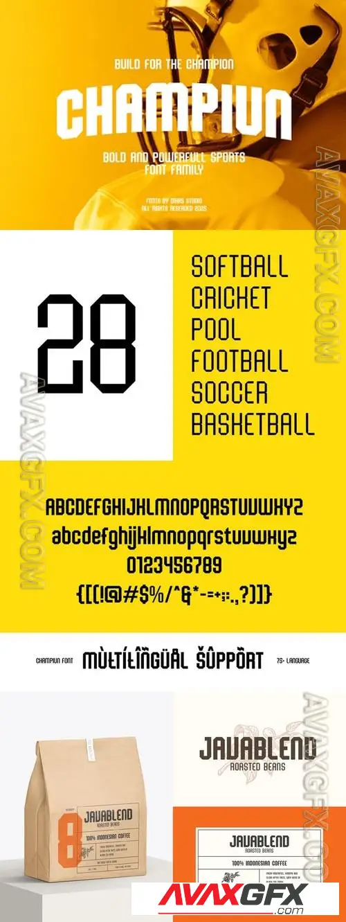 Champiun - Bold and Powerful Sports Fonts LMCCVVP