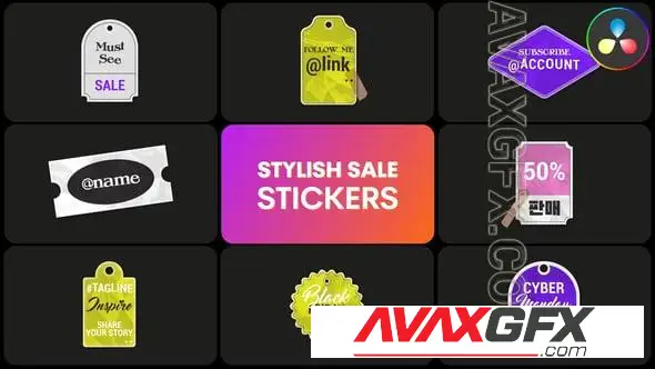 Download Stylish Sale Stickers