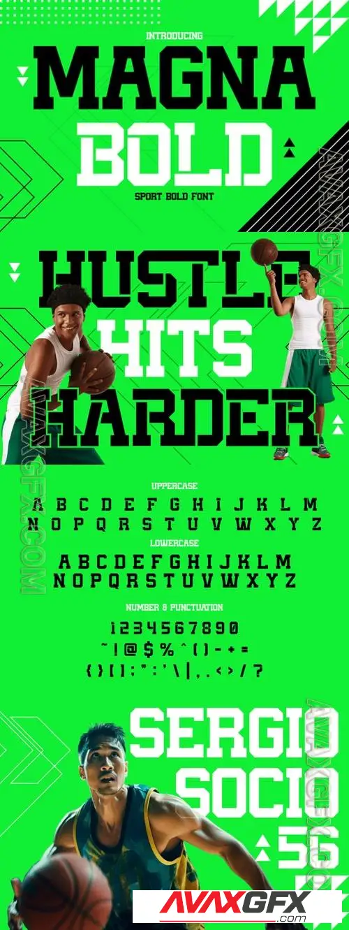 Magna Bold - Sport Bold Font V2SP4FP
