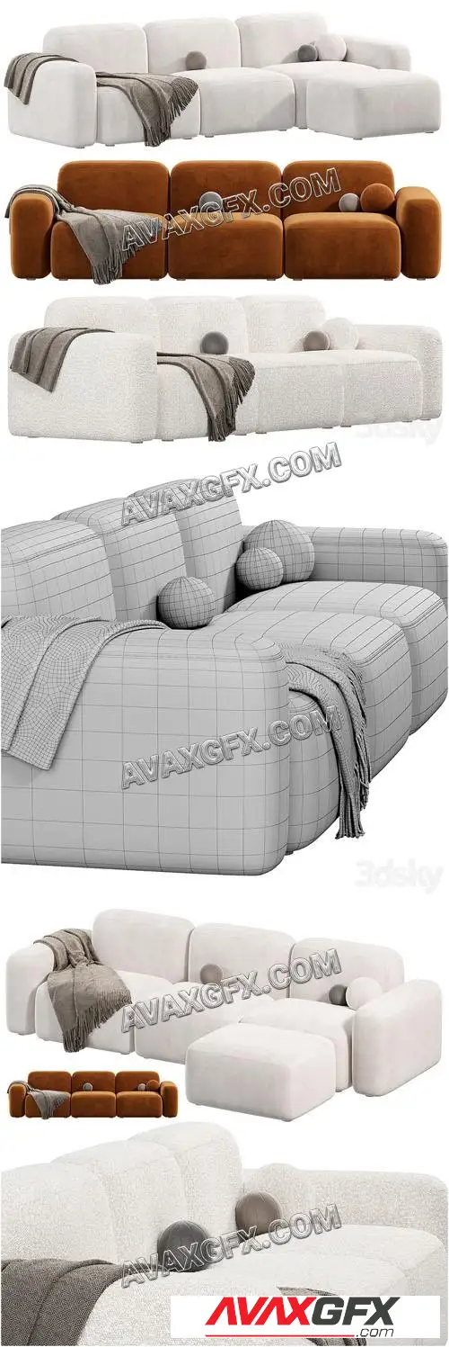 Sarah Ellison s Lush New Collection Will Bring Sofa - 3D Model