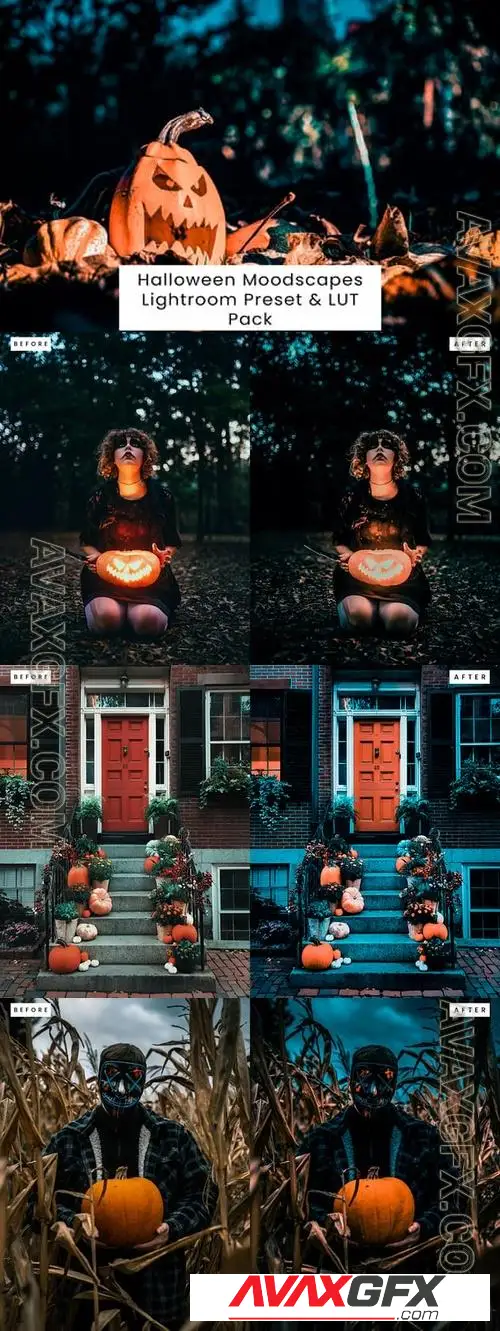 Halloween Moodscapes Lightroom Presets X57FR5Y