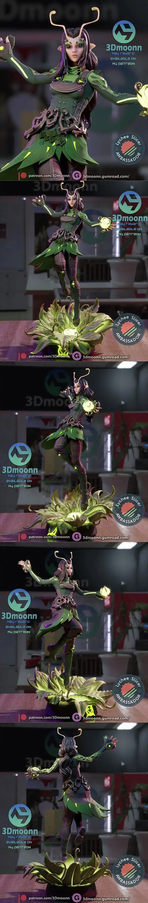 3Dmoonn – Marvel – Mantis – 3D Print
