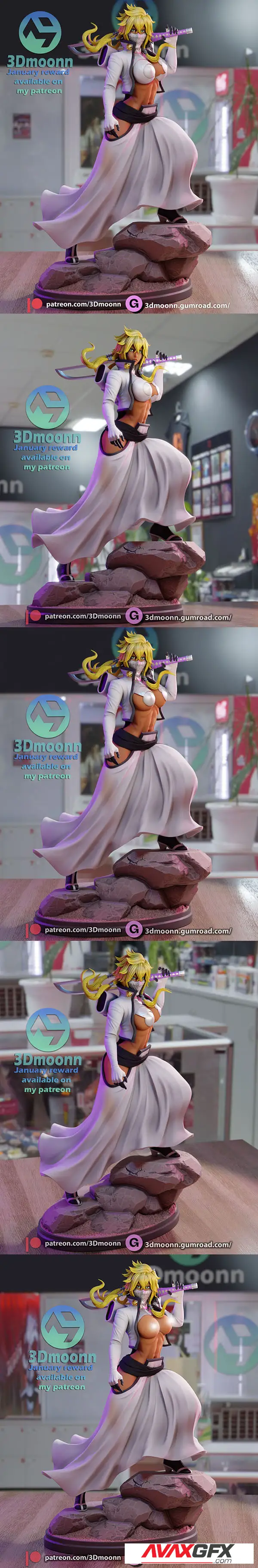 3Dmoonn – Tier Harribel – Bleach – 3D Print