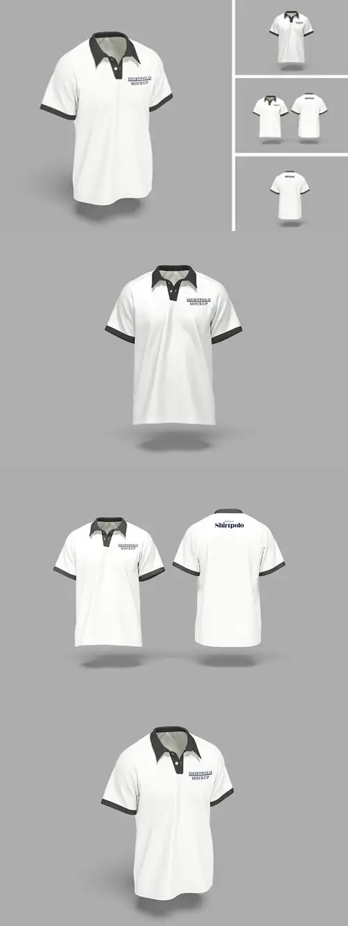Download Polo Tshirt Mockup PULQCAJ