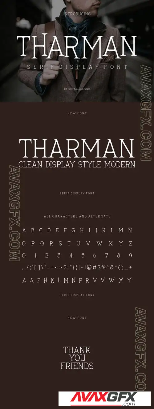 Tharman - Serif Display Font ZKNYGEN