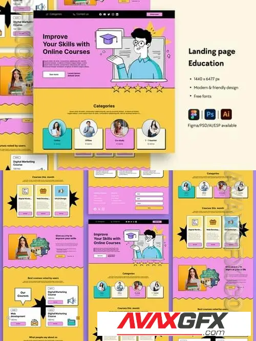 Education Center Website Landing Page 9KJYKH4