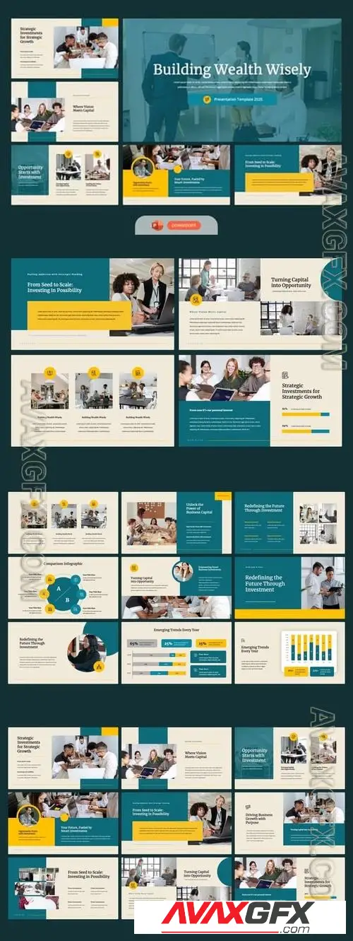 Teal Yellow Business Investment B7ZLTRU
