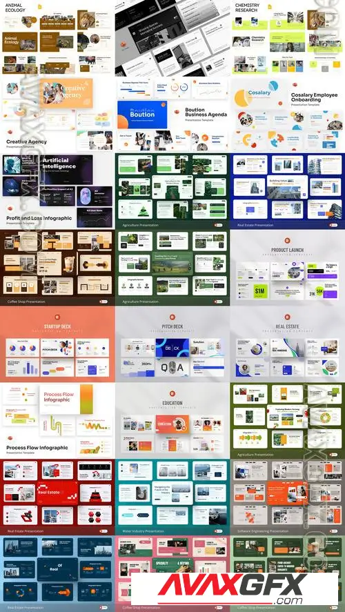 24 PowerPoint Templates Bundle 6