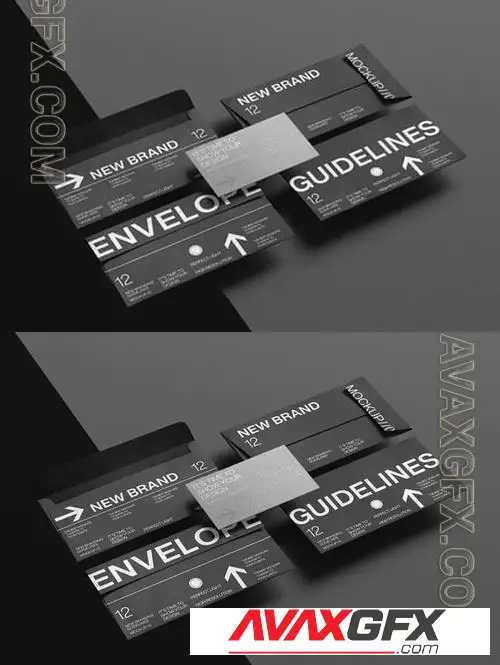 Brand Envelope Stationery Mockup Set PAPNRFK