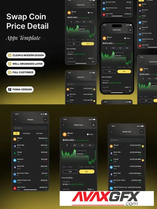 Download Swap Coin Price Detail Apps Template 27TPTRL