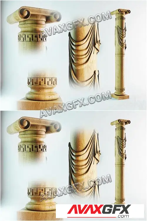 Сolumn 3 - 3D Model