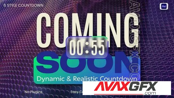 Coming Soon Countdown Timer 57989060 Videohive