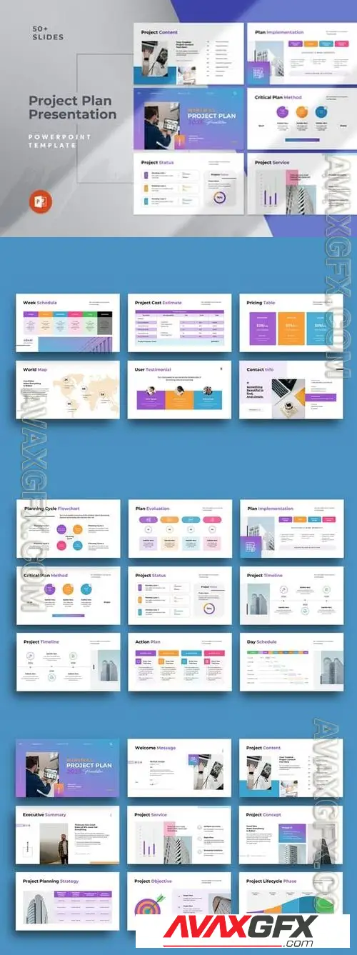 Project Plan Presentation Template EKE86LA