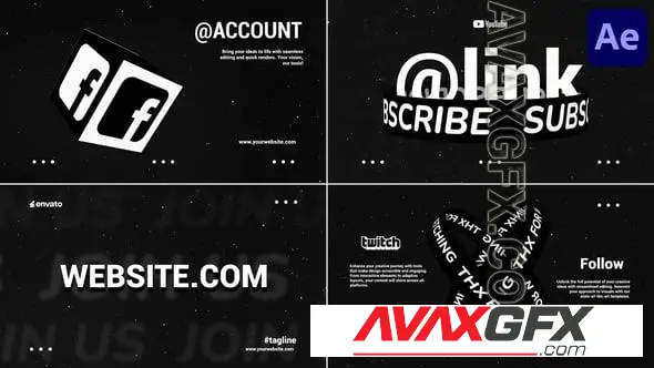 Kinetic Typography Scenes for After Effects 58002240 Videohive