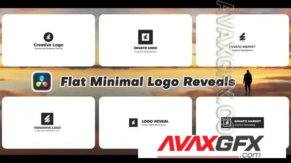 Flat Minimal Logo Reveals