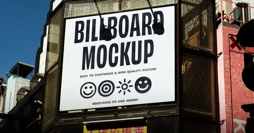 Download Square Billboard Mockup - KRV 9PFG4LQ