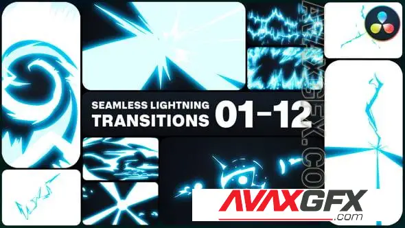 Seamless Lightning Transitions for DaVinci Resolve 56516573