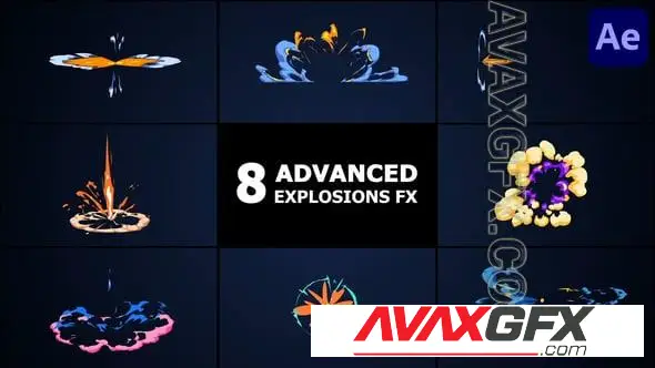 Advanced Explosions FX | After Effects 58001848 Videohive