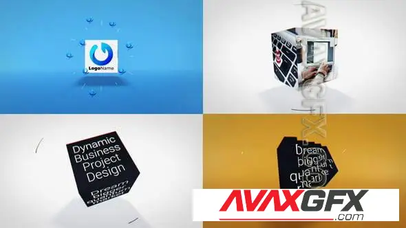 Business Cube Unveil 57973365 Videohive