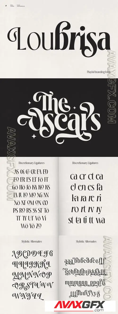 Loubrisa - Modern Branding Font YCZBUBM