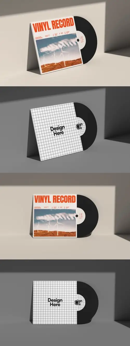 Download Vinyl Cover Mockup 002 6QKL9V3