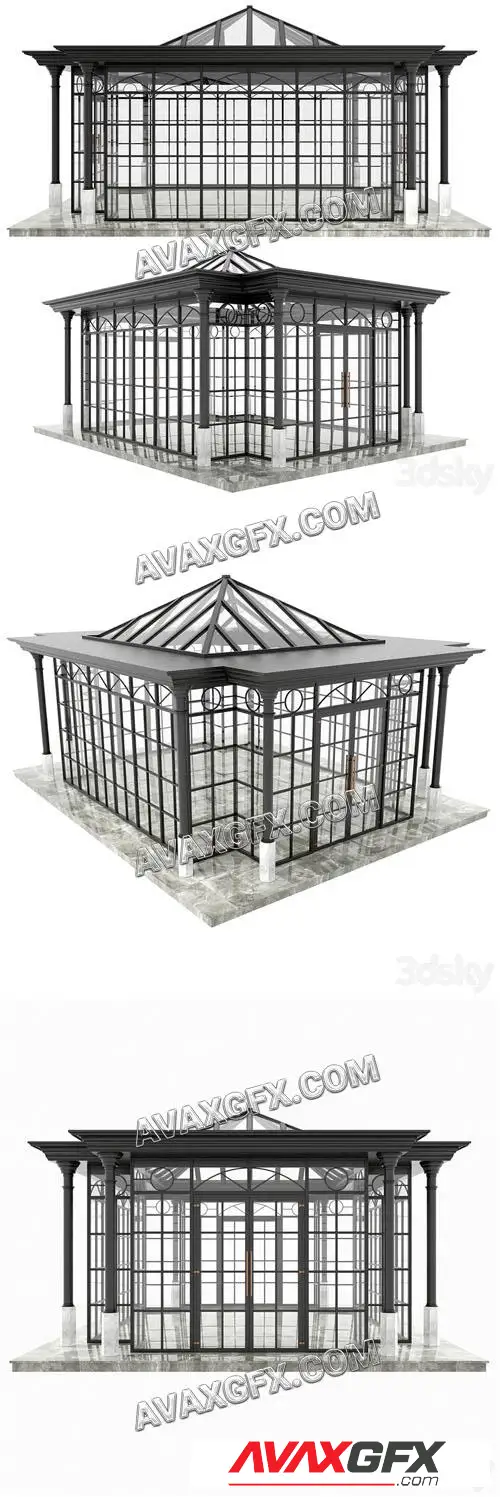 Winter Garden - 3D Model