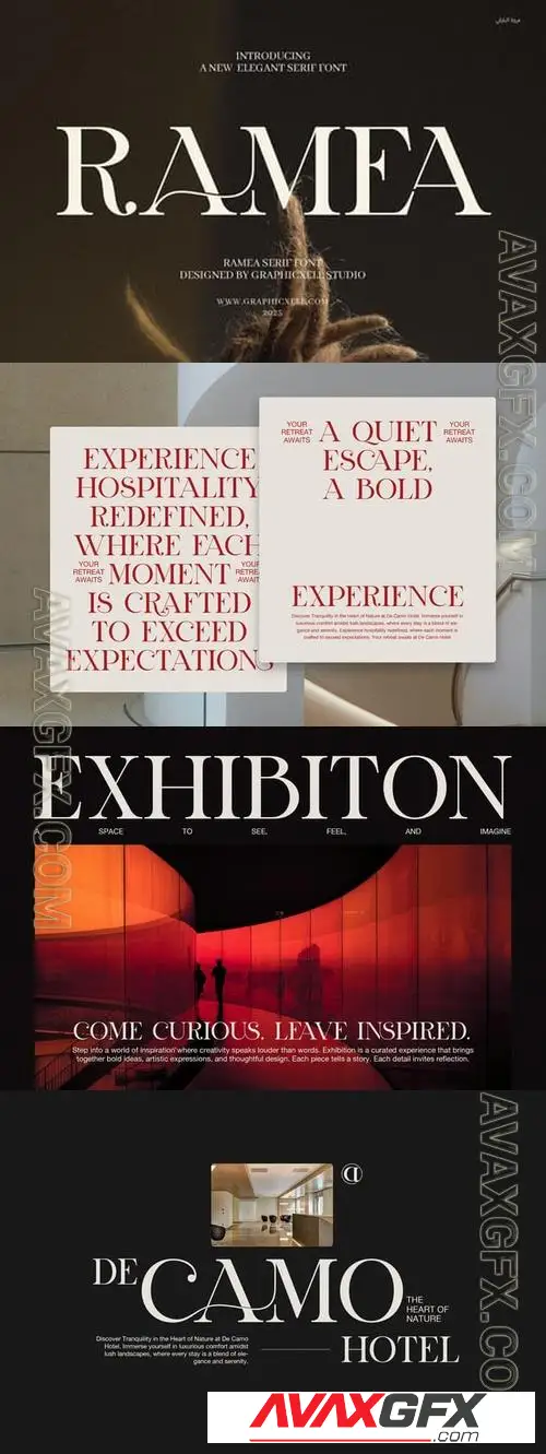 Ramea Elegant Serif Font Q3NGETZ