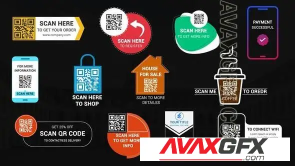 QR Code Titles & Openers 57967177 Videohive