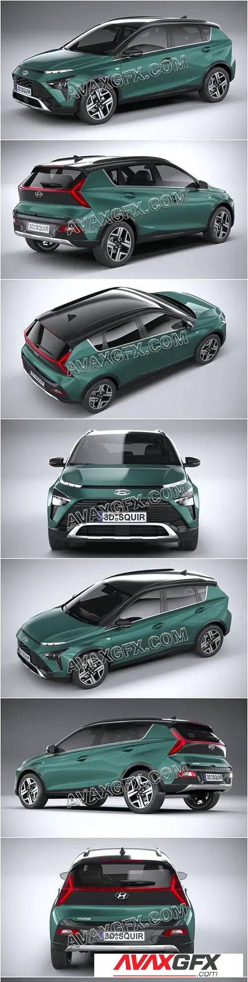Hyundai Bayon 2022 - 3D Model