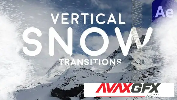 Vertical Snow Transitions 57989972 Videohive