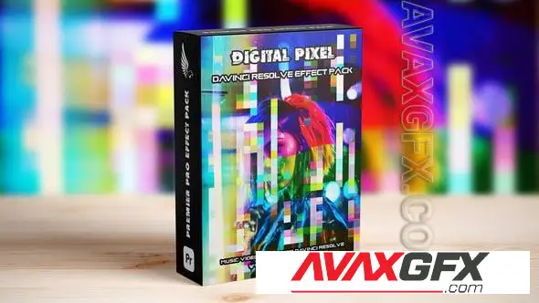 Digital Pixel Noise Glitch Error Effect DaVinci Resolve 56640430